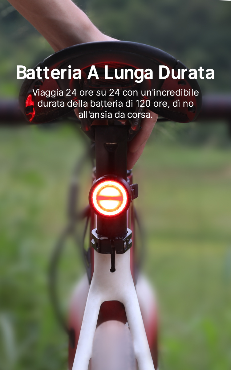 Luce Bici Anteriore Olight RN 800 - 800 Lumen, Ricaricabile USB-C, Impermeabile IPX6, Per Ciclismo Stradale E Urbano - Foto 9